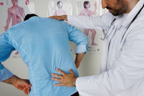 For the diagnosis of pain in the lumbar region, you need to consult a doctor
