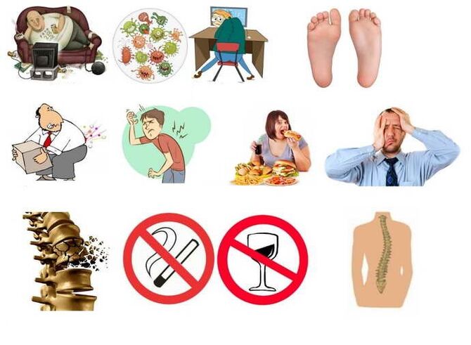 Many causes of osteochondosis