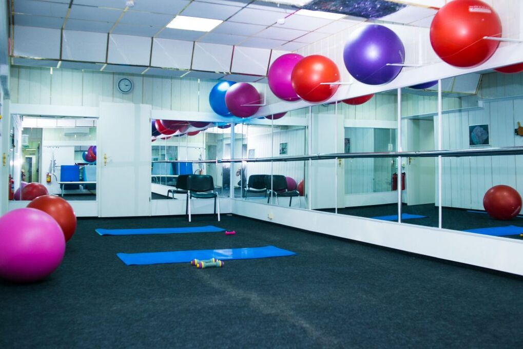 Physical therapy room